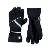 Swiss Tech Women’s Ski Gloves Black Soot