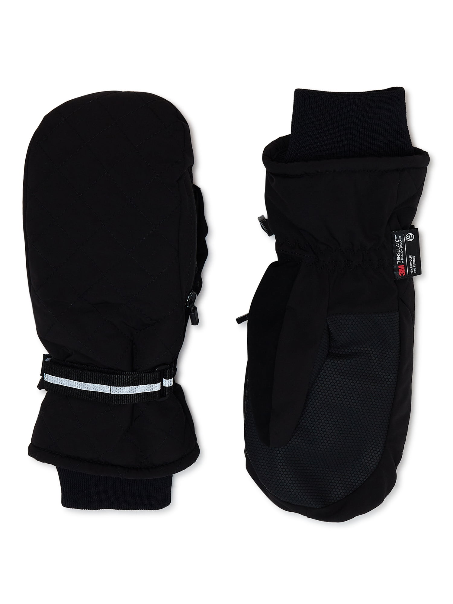 Swiss Tech Women's Ski Mitten Black Soot