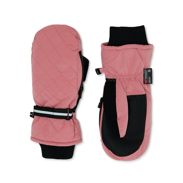 Swiss Tech Women's Ski Mitten Soft Mimosa