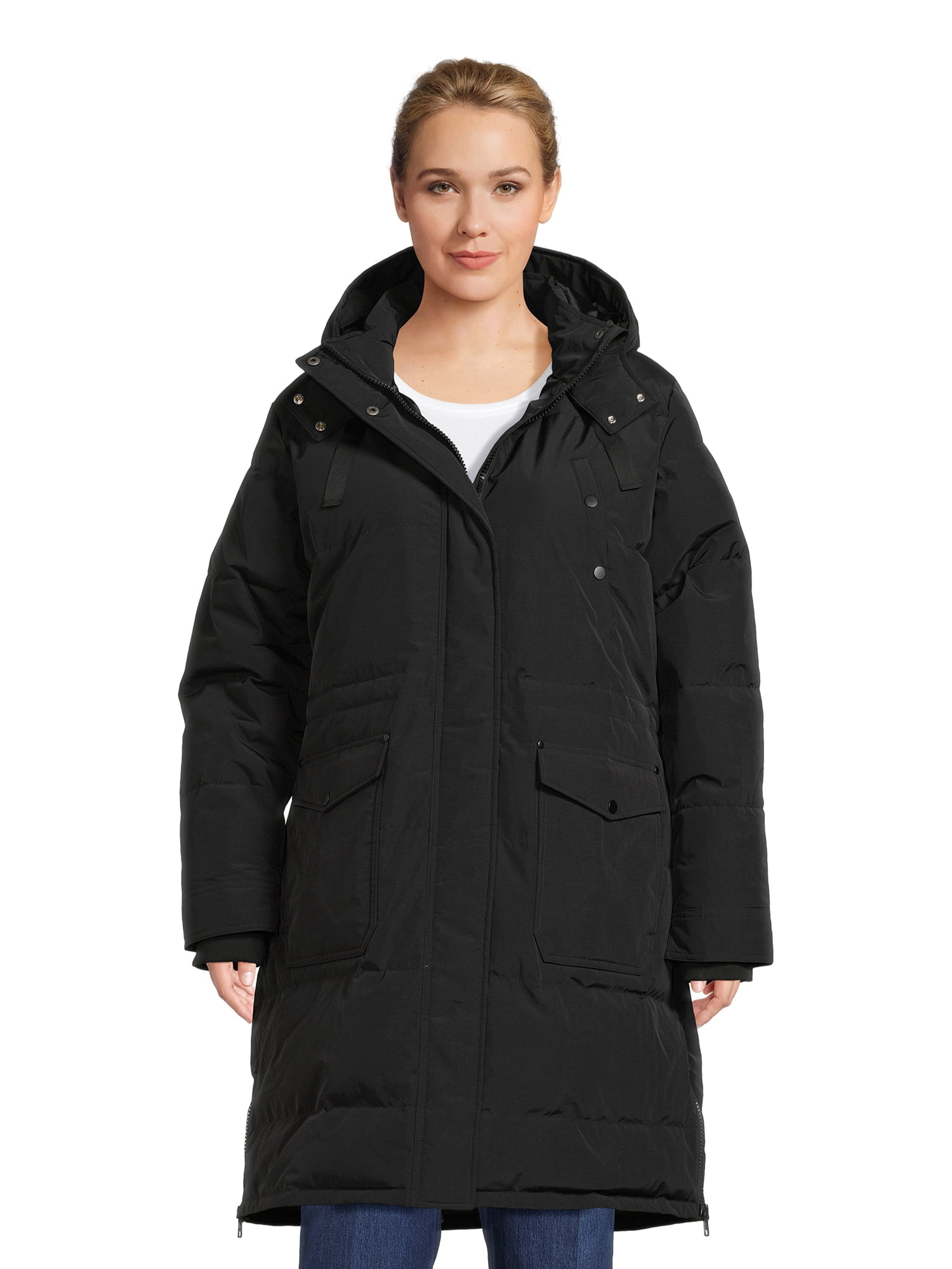Swiss Tech Women's Ultra Long Parka Jacket, Sizes XS-3X Swiss Tech Women's Ultra Long Parka Jacket, Sizes XS-3X