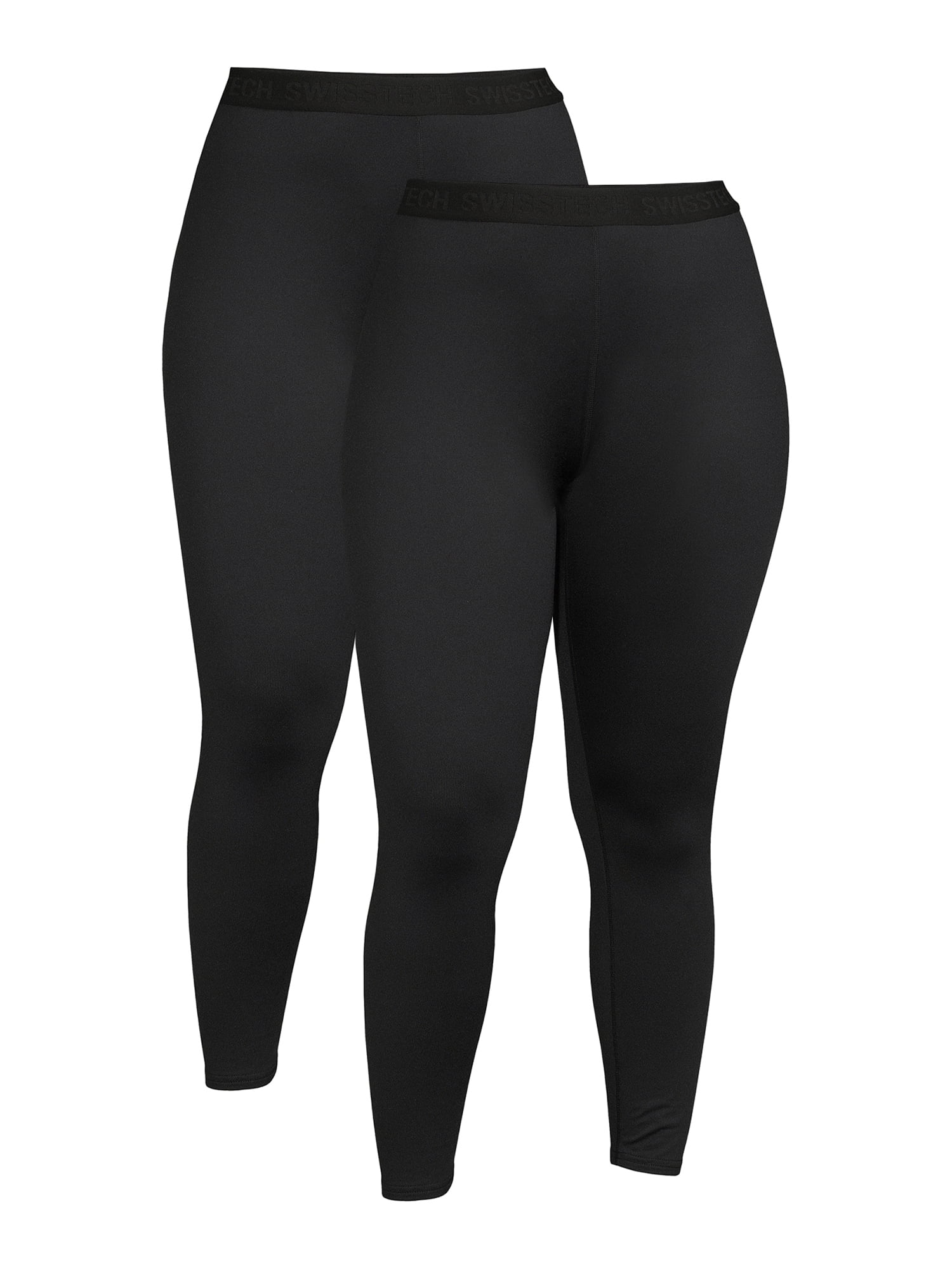 Women's and Plus 2-Pack Base Layer Bottoms