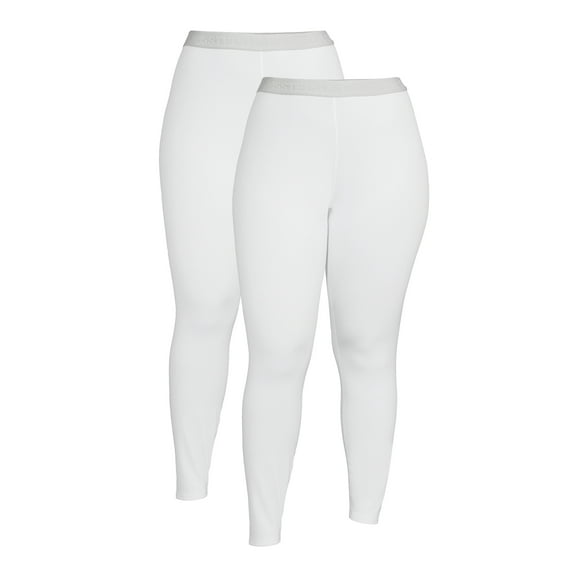 Swiss Tech Women's and Plus 2-Pack Base Layer Bottoms
