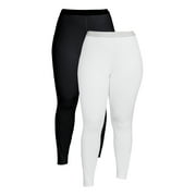 Swiss Tech Women's and Plus 2-Pack Base Layer Bottoms