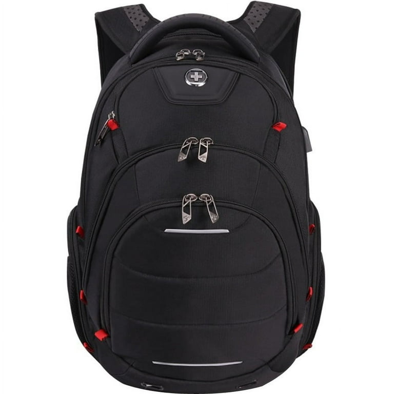 Swissdigital Neptune Travel Laptop Bag, Fits 15.6"-16" MacBook Pro/iPad,  Black - Walmart.com