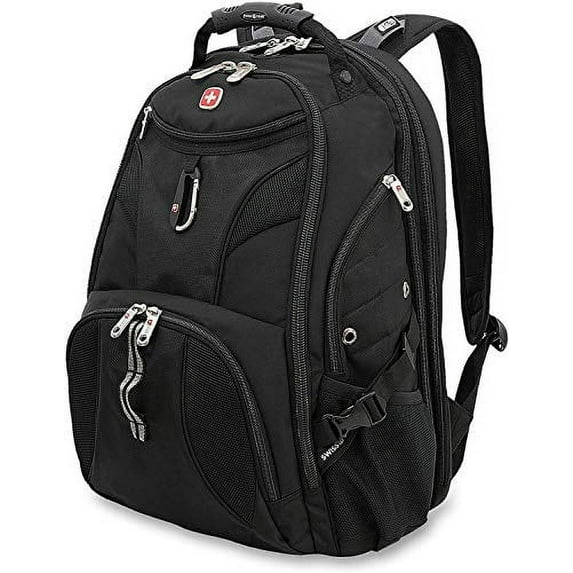 SwissGear 1900 Scansmart TSA 17 Laptop Backpack, Black, 19-Inch