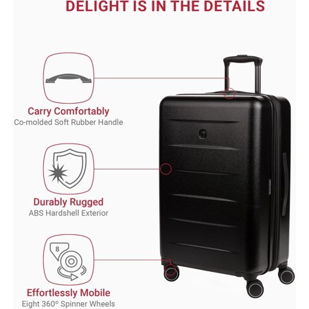 SwissGear 8020 Eclipse Hardside Expandable Luggage with Spinner Wheels