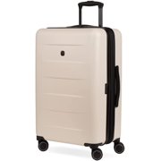 SwissGear 8020 Eclipse Hardside Expandable Luggage with Spinner Wheels, Cream, Checked-Large 27-Inch