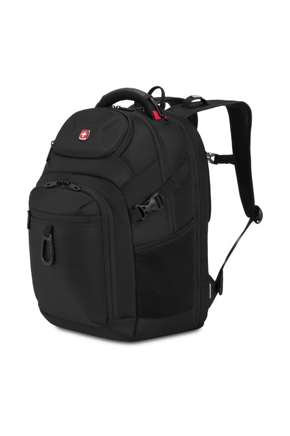 Stride ScanSmart Laptop Backpack, 17" Padded Compartment, Travel & Everyday Use, Black