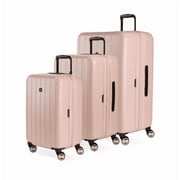 SwissGear Wanderlust Pro Lightweight Expandable Spinner, Pink, 3-Piece Set 20/24/28