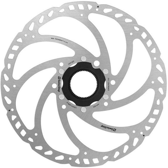 SwissStop Catalyst One Centre Lock Disc Brake Rotor 203mm diameter