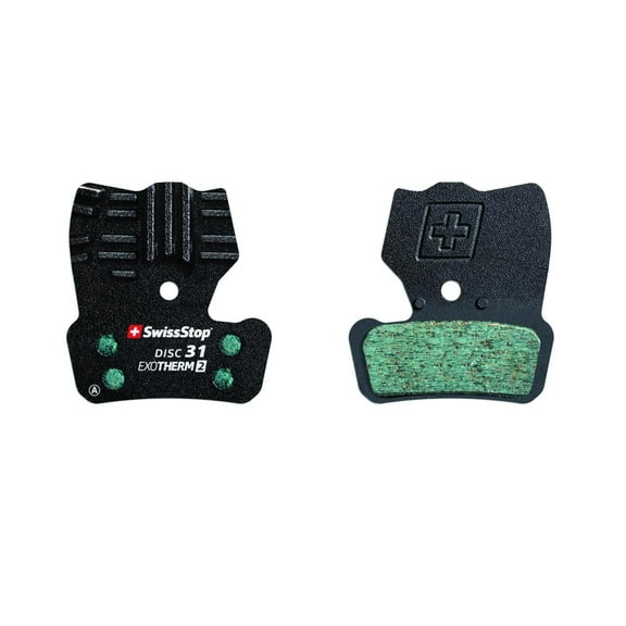 SwissStop Exotherm2 31 Disc Brake Pads, Shape: SRAM Guide/G2, Organic, Pair