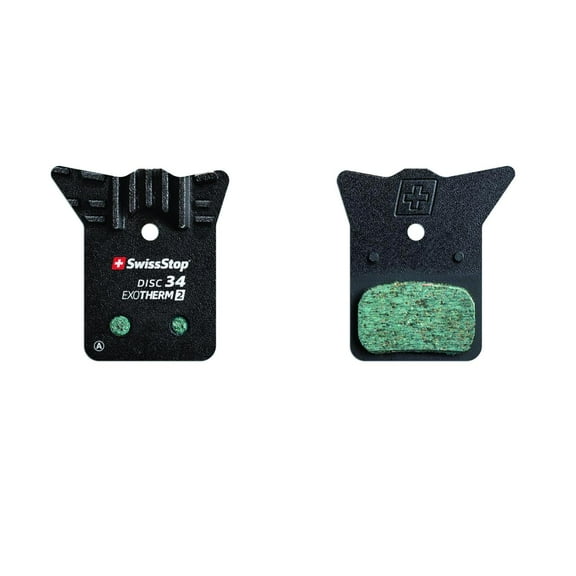SwissStop Exotherm2 34 Disc Brake Pads, Shape: Shimano K-Type/L-Type, Dura Ace M9270, Ultegra 8170, Tiagra 4770,