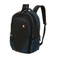 thumbnail image 1 of Swisstech Basel 39.2 Ltr School Backpack, Unisex, Blue, Adult, Teen, Polyester, 1 of 6