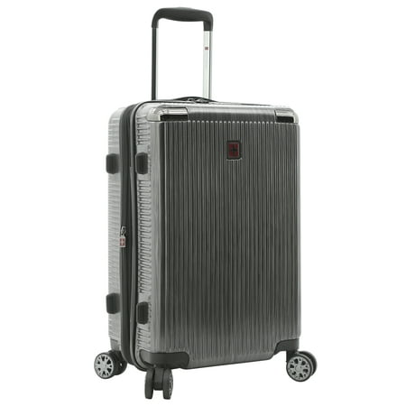 SwissTech Excursion 21" Hardside Rolling Upright Carry-On - Charcoal
