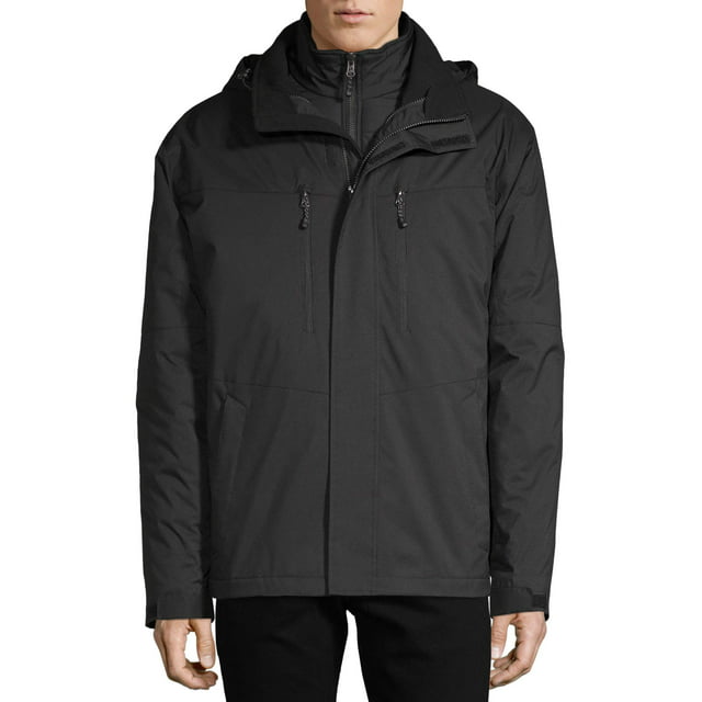 SwissTech Men's and Big Men's 3-in-1 Systems Jacket, up to Size 5XL ...