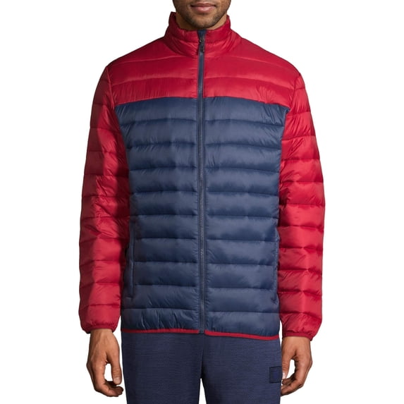 SwissTech Men's and Big Men's Puffer Jacket, Up to Size 5XL
