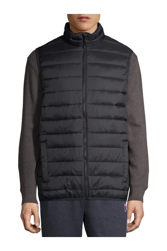 SwissTech Men's and Big Men's Puffer Vest, up to Size 5XL