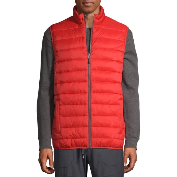 SwissTech Men's and Big Men's Puffer Vest, up to Size 5XL