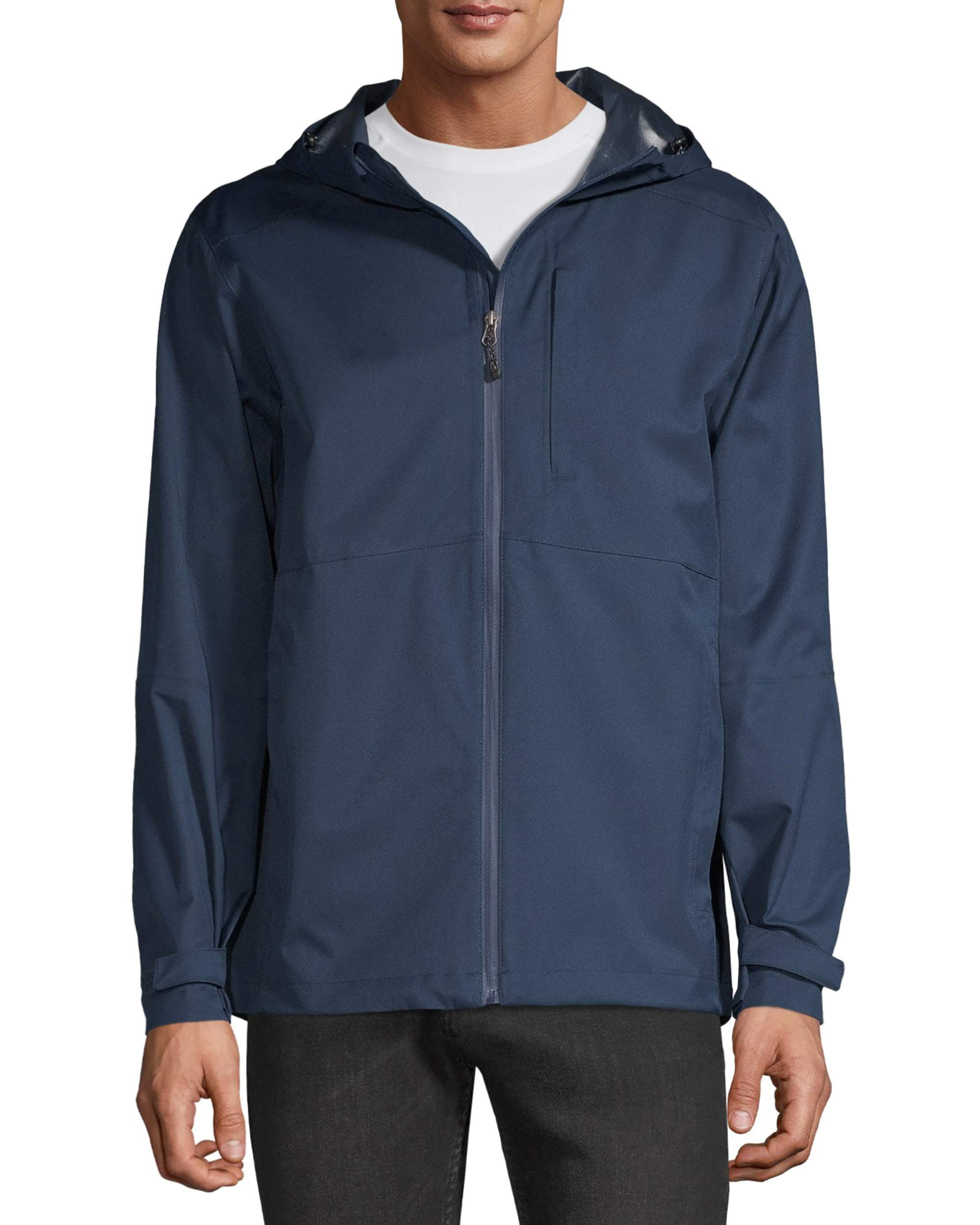 SwissTech Men's and Big Men's Rain Shell Jacket, up to Size 5XL