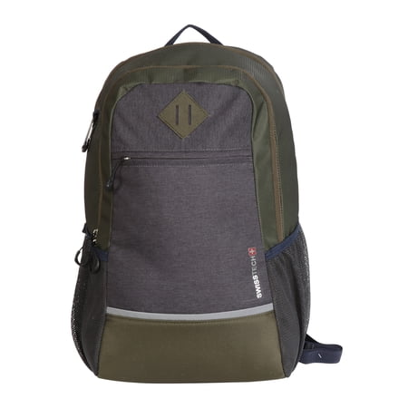 SwissTech Unisex 24L Urban Adult Backpack, for School and Work, Green