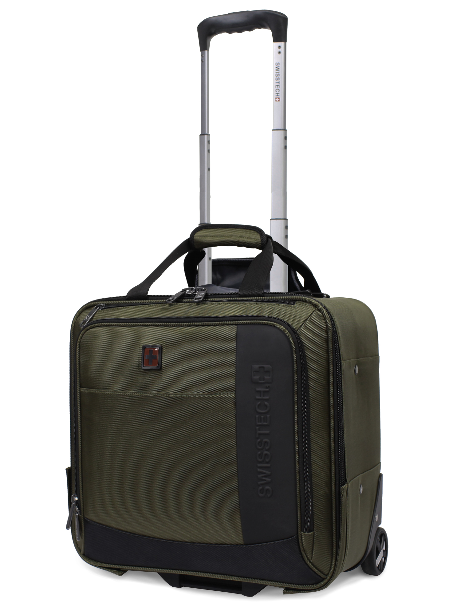 SwissTech Urban Trek 16.5" Under-seater Carry On Luggage, Olive (Walmart Exclusive) - image 1 of 12