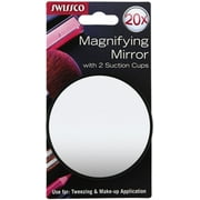 Swissco 20X Magnifying Mirror w. 2 Suction Cups 1 Each