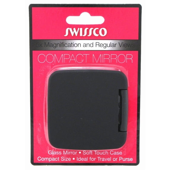 Swissco 5x Magnification & Regular Views Compact Mirror 1 ea