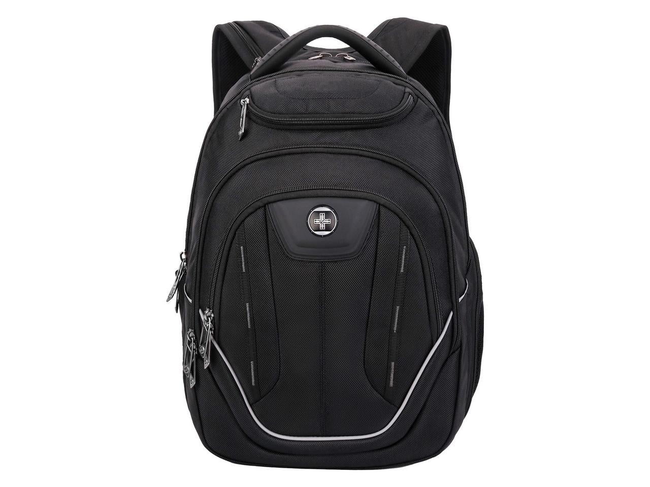 Swissdigital Design TERABYTE F J16BTF-02 Carrying Case (Backpack) for 15.6"  to 16" Apple iPhone iPad MacBook Pro, Notebook, TSA Friendly  Built in  Apple Find My jewel - Black/Grey: Laptops - Walmart.com