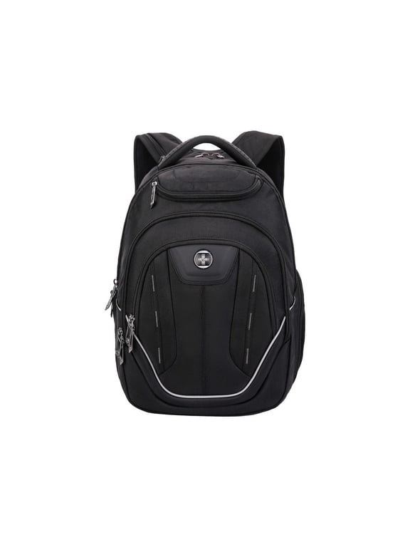 TERABYTE F J16BTF-02 Carrying Case (Backpack) for 15.6" to 16" Apple iPhone iPad MacBook Pro, Notebook, TSA Friendly Built in Apple Find My jewel - Black/Grey