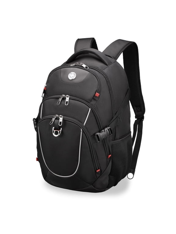 Travel Backpack with USB Charging Port, Travel Backpack Fits 17 inches Computer, College School Backpack for Men, Black | SD1688-01
