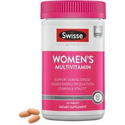 Swisse Womens Multivitamin, Fills Essential Nutrient Gaps & Supports Overall Wellbeing, 120 Tablets