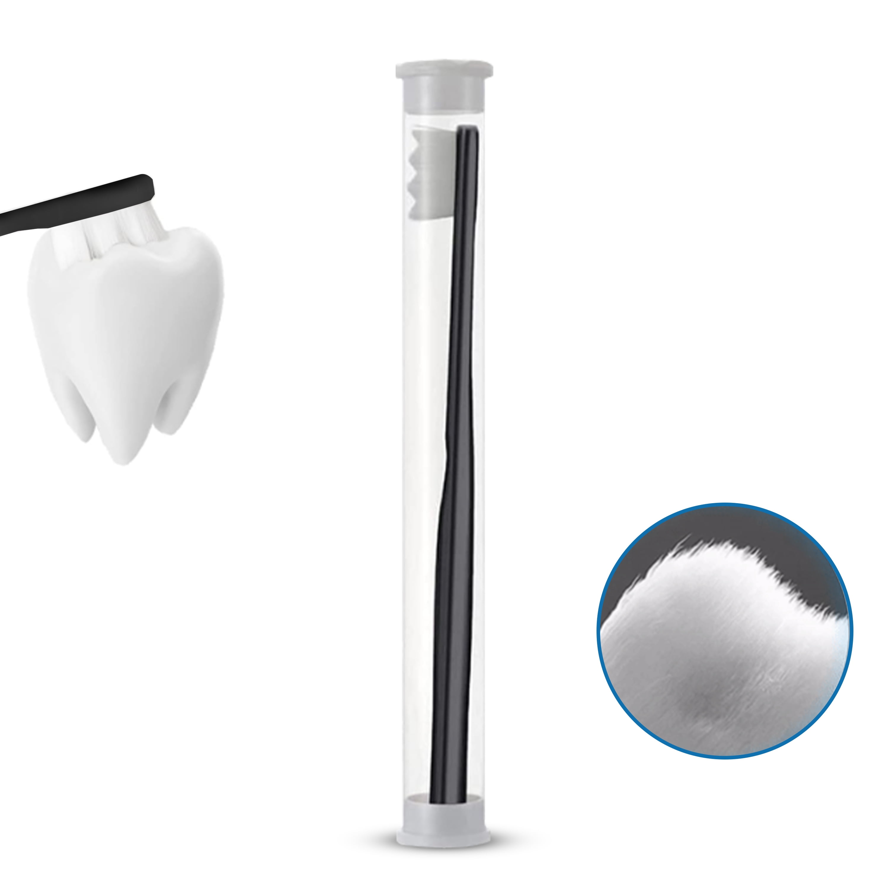 Swissklip Extra Soft Toothbrush for Sensitive Gums & Teeth I Nano