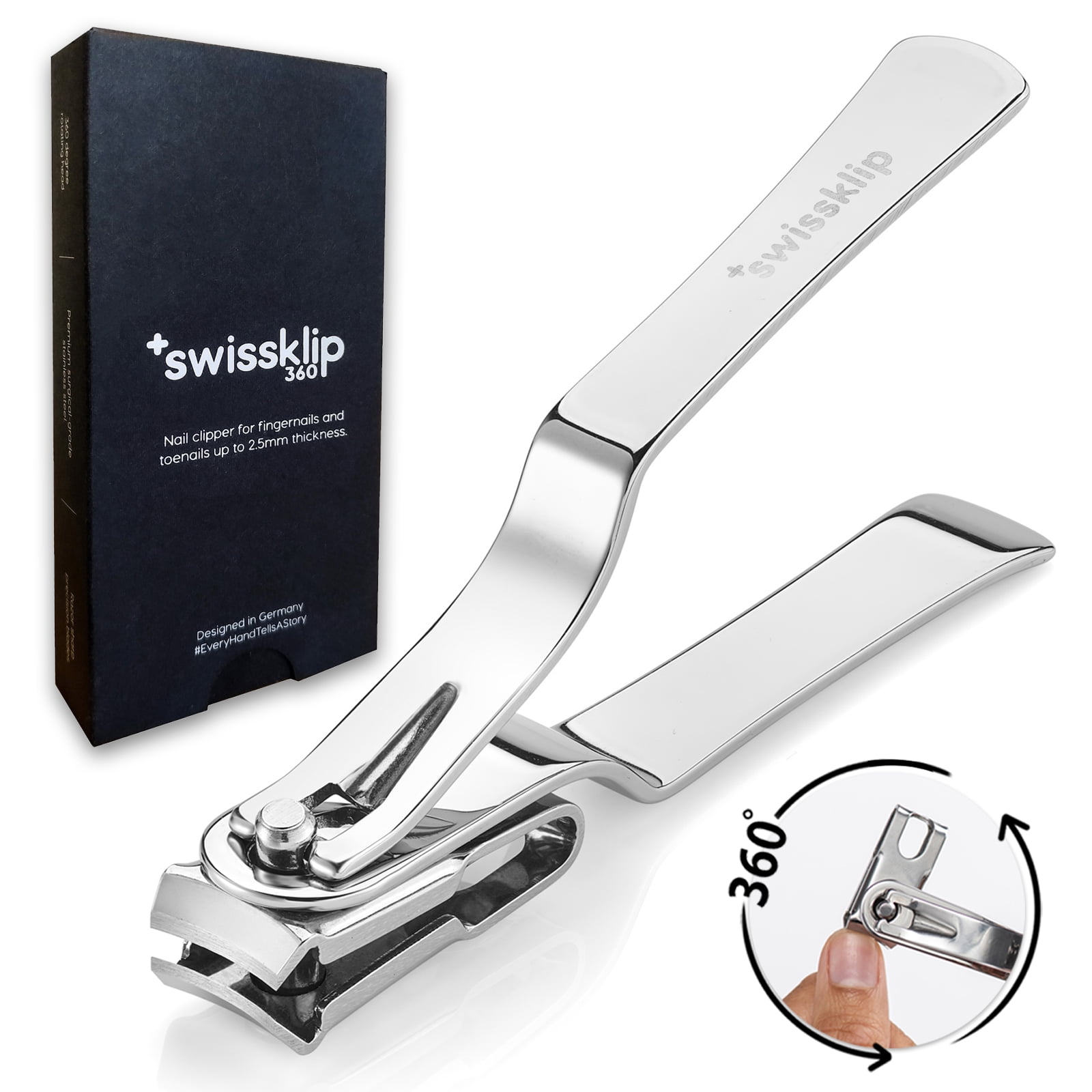 Swissklip Toenail Swiss Clip Heavy Duty Nail Clippers Swissklip