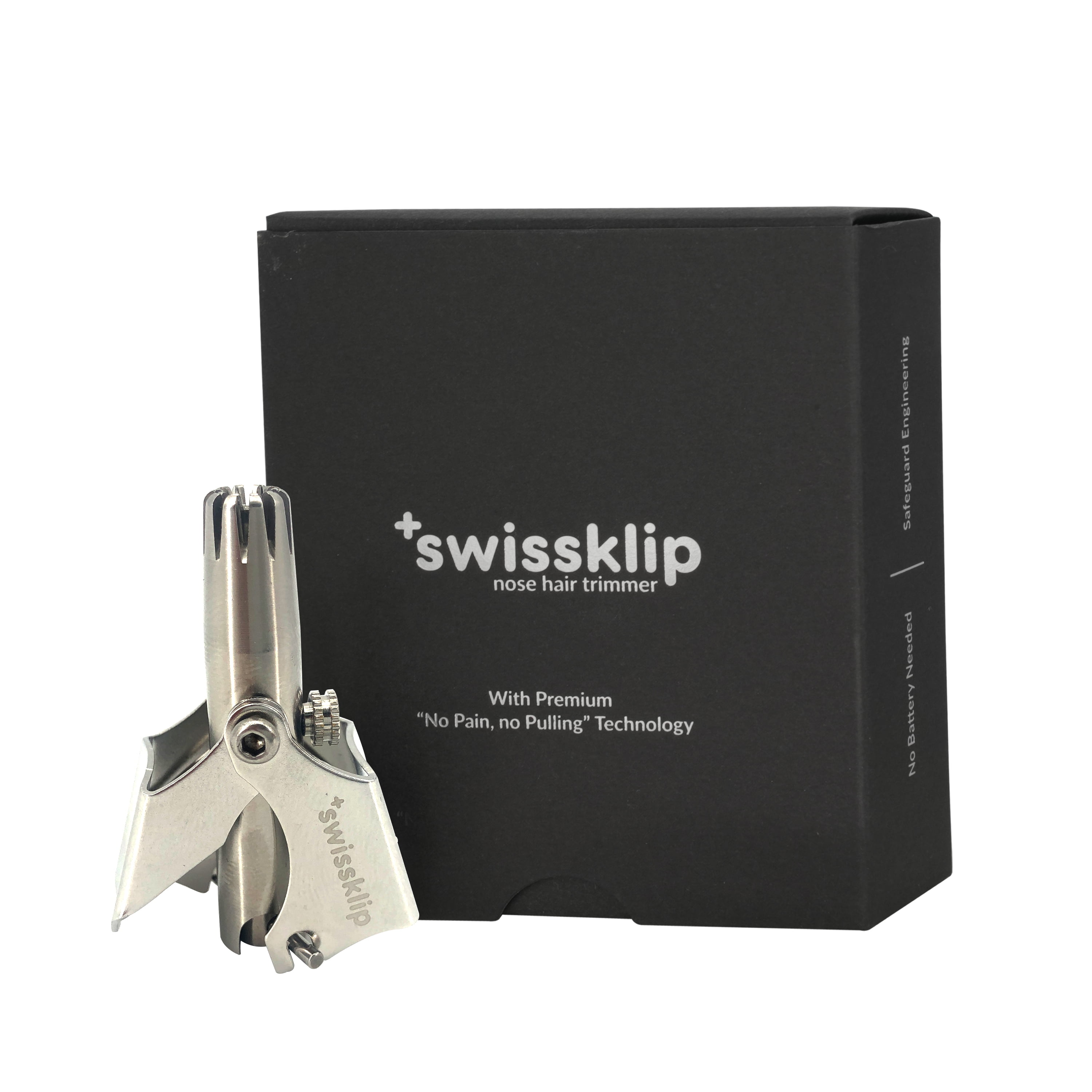 Swissklip Nose Hair Trimmer for Men I Manual Nose Hair Trimmer for