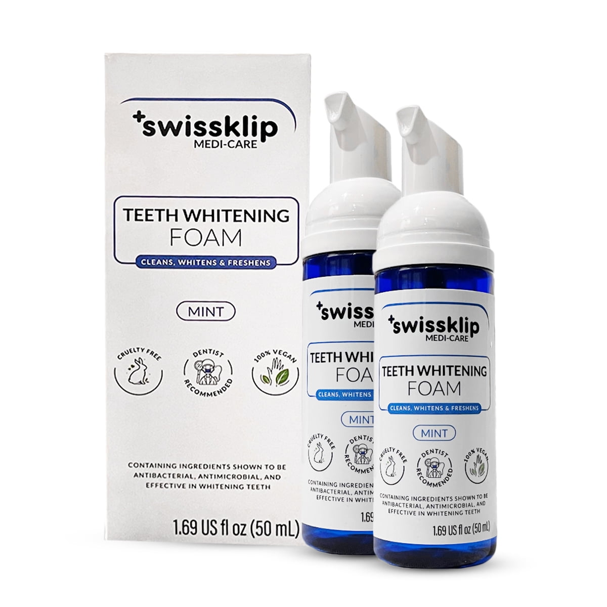 Swissklip Teeth Whitening Foam Toothpaste Also a Teeth Whitener in The Market I We Offer Best