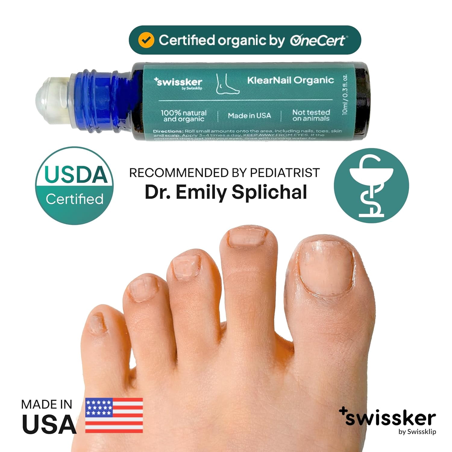 Swissklip Toenail Care Stick - Medi Care Toenail Stick I Natural ...