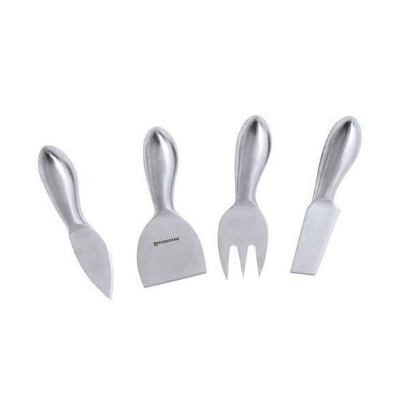 Swissmar 4 Piece Petite Cheese Knife Set Stainless Steel