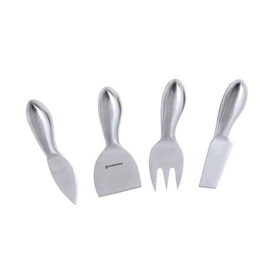 Swissmar 4 Piece Petite Cheese Knife Set Stainless Steel