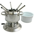 thumbnail image 1 of Swissmar Arosa 1 Quart Stainless Steel Fondue Pot Set with Temperature Control, 6 Forks, 1 Burner, 1 Stand, 1 of 4