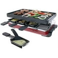 thumbnail image 1 of Swissmar Classic Raclette 8 Person Grill w/Cast Iron Grill Plate, Red, 1 of 3