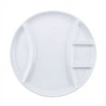 thumbnail image 1 of Swissmar Raclette/Fondue Plates (Set of 4) | White - Round, 1 of 2