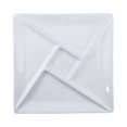 thumbnail image 1 of Swissmar Raclette/Fondue Plates (Set of 4) | White - Square, 1 of 2