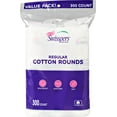 thumbnail image 1 of Swisspers 100% Cotton Rounds Value Pack, 300 Count, 1 of 8