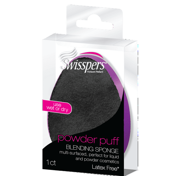 Swisspers Powder Puff Blending Sponge, 1ct