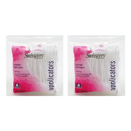 Swisspers Premium Cosmetic Applicators - 80 count ( 2 Pack )