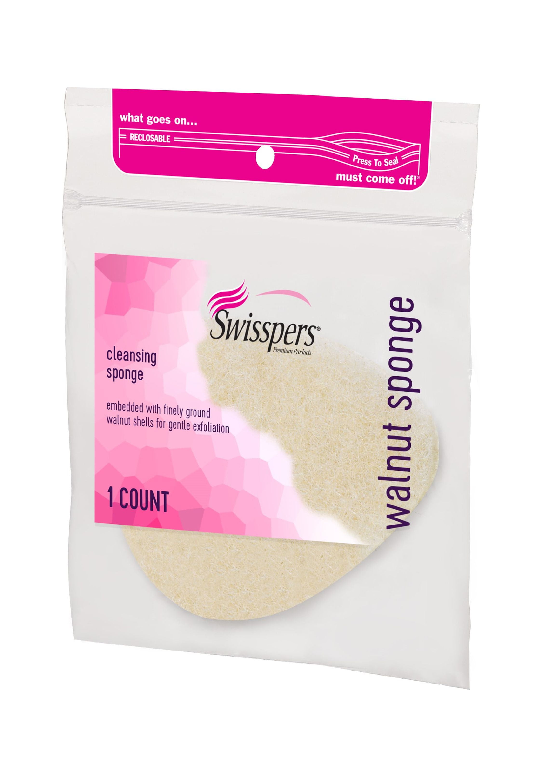 Swisspers Premium Walnut Sponge, 1 count