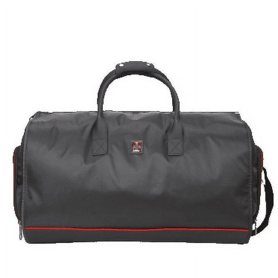 Swisstech 2 in 1 Travel Duffel Weekender, Solid Black