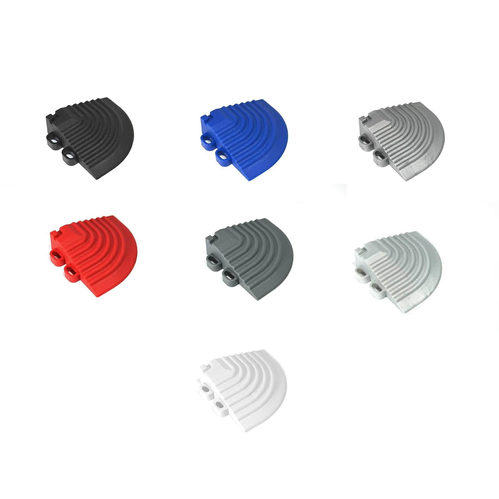 Swisstrax C504.060.203 Pro Garage Floor Tile Corner, Pearl Grey