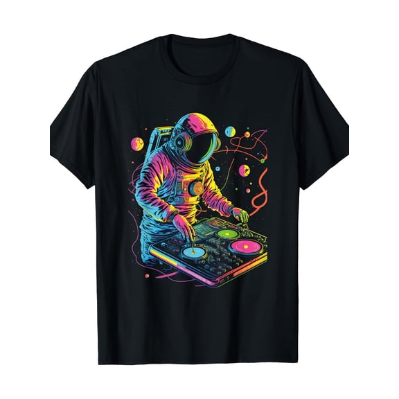 SPEEDRUN Men's Black Crew Neck Short Sleeve T-Shirts Unique Prints and Patterns Casual Short Sleeve