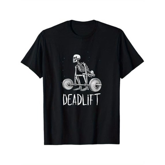 SPEEDRUN Men's Black Crew Neck Short Sleeve T-Shirts Unique Prints and Patterns Casual Short Sleeve